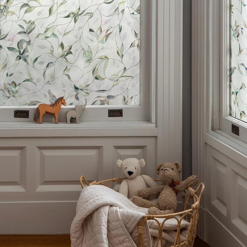 Artscape Flight | Privacy Window Film with Vibrant Colored Pattern | Non-Adhesive & UV Protection | Easy to Apply & Removable | 24 x 36 Inches | Made in USA - Image 2
